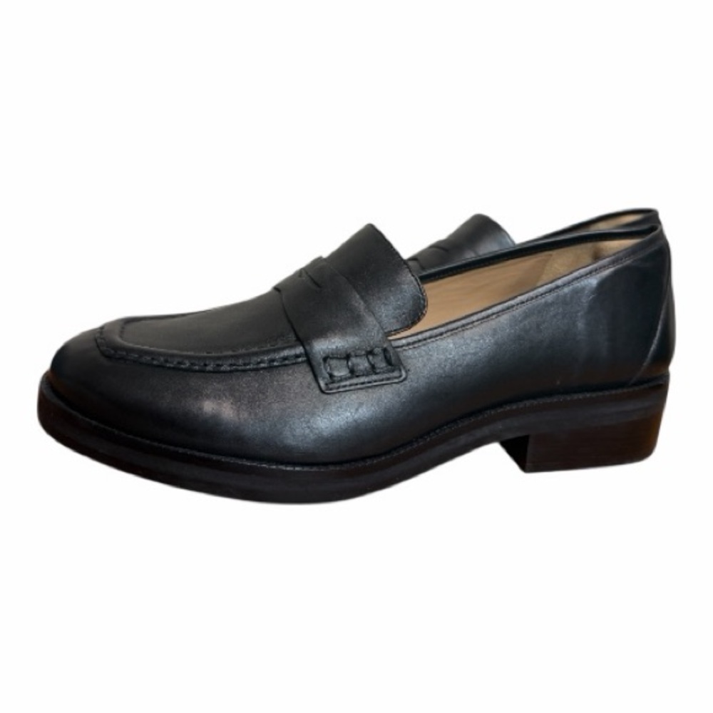 👞 Bernardo Black Leather Loafers – Women’s 9.5M – NEW / Never Worn - Picture 2 of 5